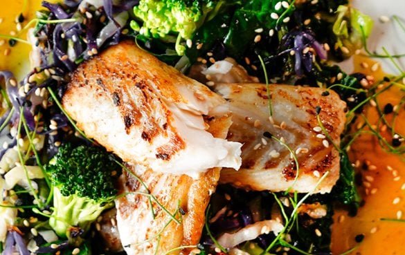 Kabeljaufilet mit Spinat Kohlgemüse | iglo