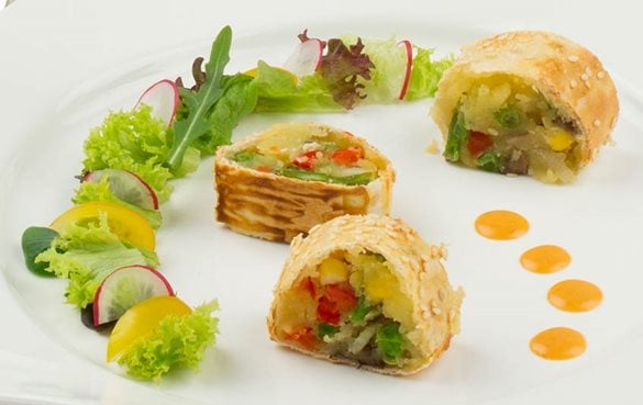 Ein gesunder Gemüsestrudel