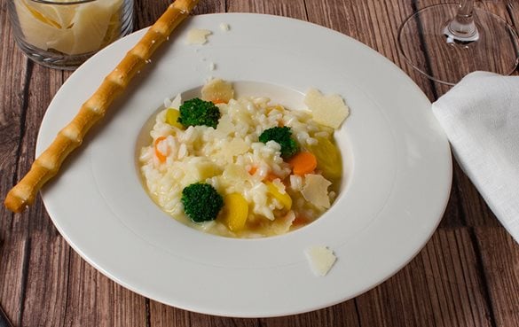 Iglo Risotto mit buntem Gemüse Trio