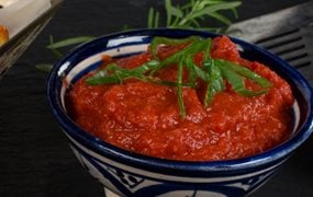 Iglo Rezept für Knoblauchsauce mit Tomaten