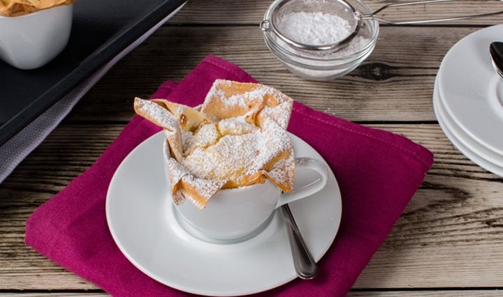 Iglo Rezept für Topfenstrudel aus der Tasse