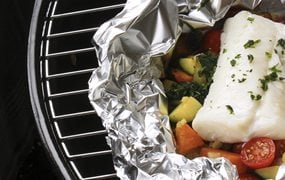 Iglo Fisch und Gemüse in Folie