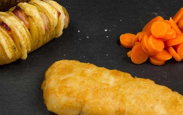 Iglo Ofenbackfisch Kartoffel Hasselback