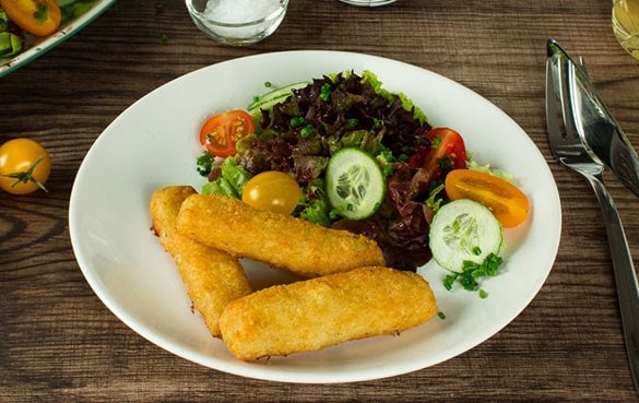 Iglo Backfischstäbchen mit buntem Salat