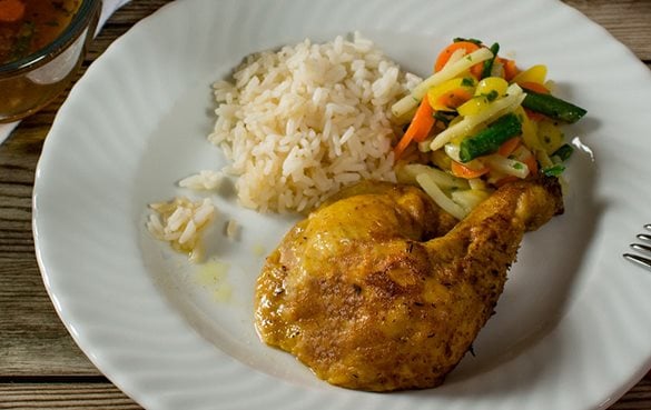 Iglo Brathuhn mit Buttergemüse