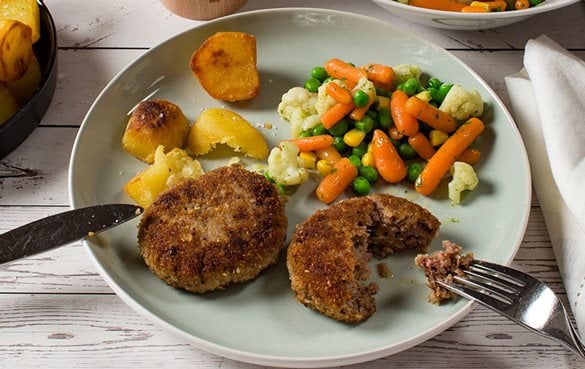 Iglo Fleischlaibchen mit Buttergemüse