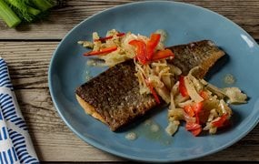 Iglo Gebratene Forelle mit Fenchelgemüse