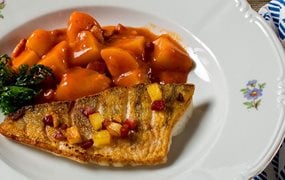 Iglo Zander mit Kartoffelgulasch