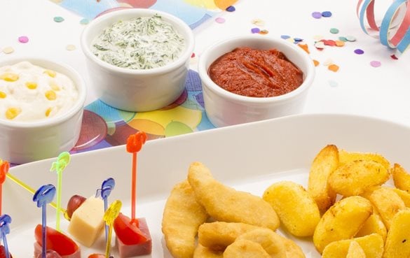 Dreierlei Gemüse Dips zum Variieren.