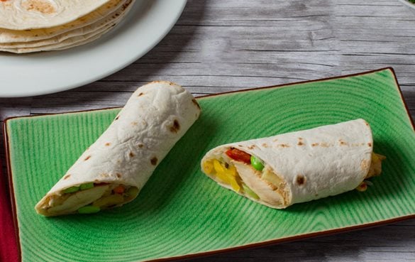 Iglo Asiawrap mit Huhn und Gemüse