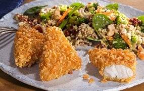 Fischrösti mit Quinoa