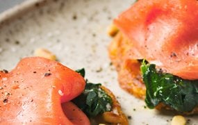  zutaten puffer mit spinat 