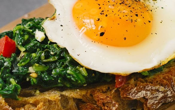  zutaten schwarzbrot mit ei 