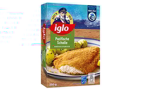 Für jeden Geschmack das Richtige: die MSC Scholle paniert von iglo