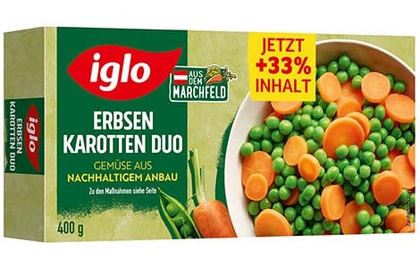 Erbsen Karotten Duo Packung