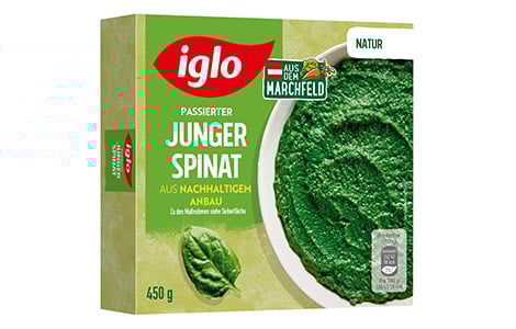 Junger Spinat passiert | iglo