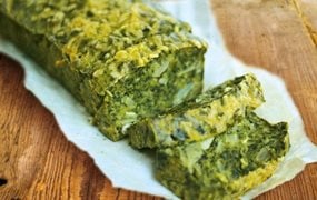  spinazie-kuchen mit geitenkaas 